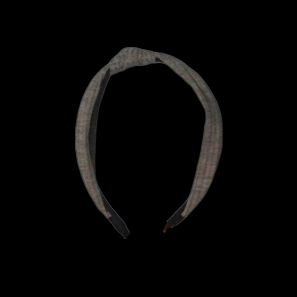 Gray headband with knot on top - Picture 2 of 2